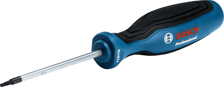 Tua vít Bosch TX10x75 với tay cầm tiện dụng.