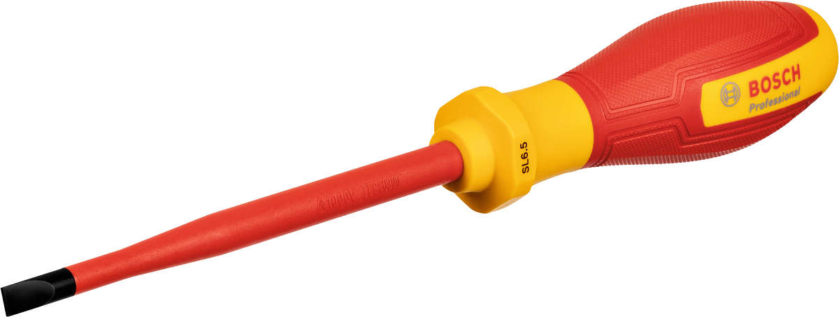Tua vít cách điện Bosch VDE SL6.5x125.