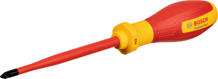 Tua vít Bosch VDE PZ2x125 tay cầm cách điện.