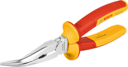 Kìm mũi dài Bosch VDE uốn cong 40°, 200 mm.