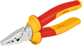 Kìm bấm đầu dây Bosch VDE 180 mm dùng cho công việc điện.