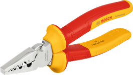 Kìm bấm cáp Bosch VDE 180 mm với tay cầm cách điện.