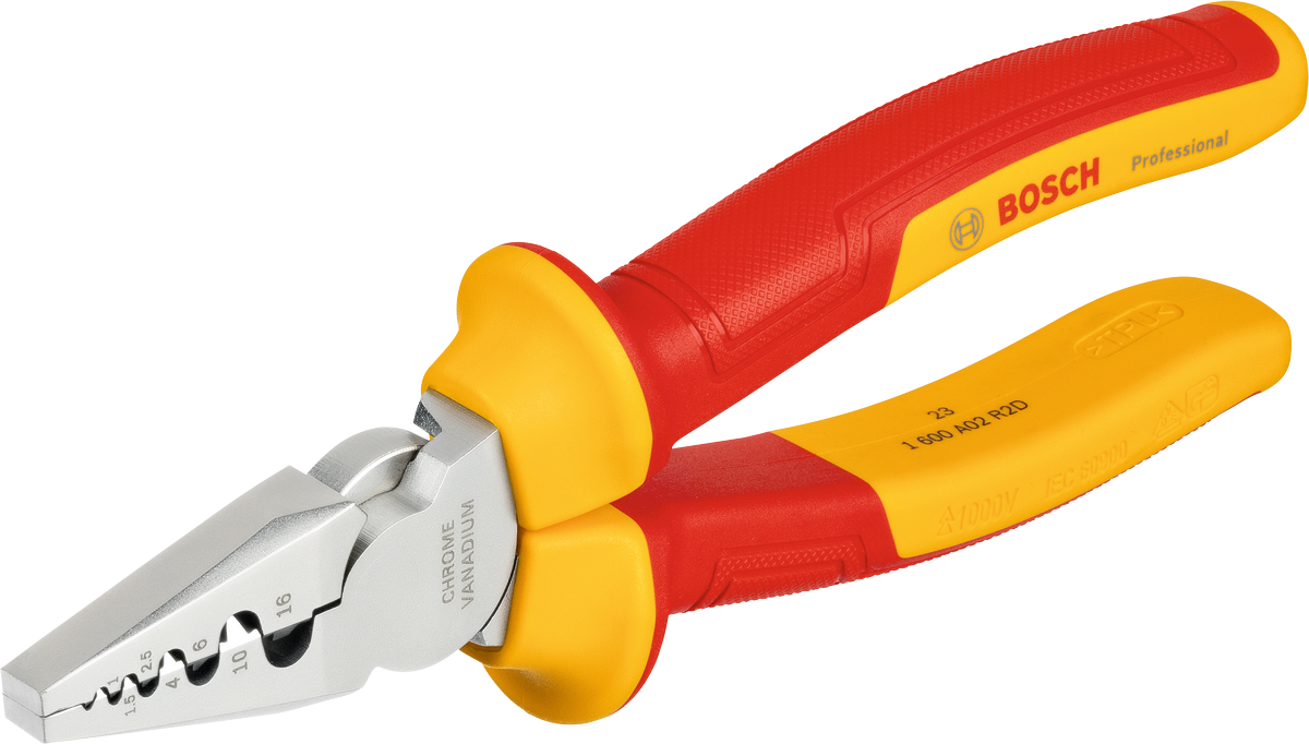 Kìm ép cos cách điện VDE 180 mm Professional