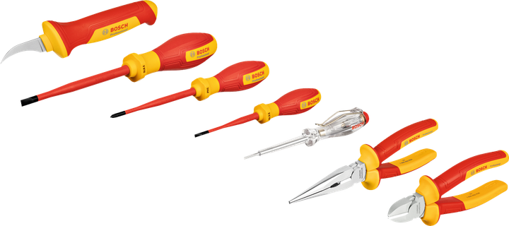 Bộ dụng cụ cầm tay Bosch VDE, 7 món cách điện.
