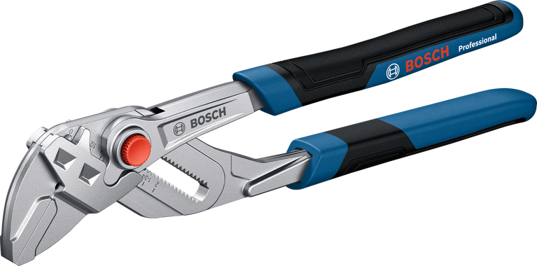 Kìm vặn vệ sinh Bosch 250 mm với tay cầm tiện dụng.