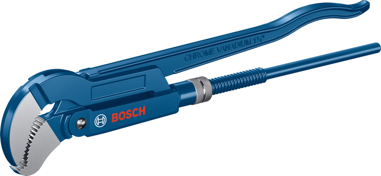 Cờ lê góc ống vệ sinh Bosch 45° bằng thép crom vanadi.