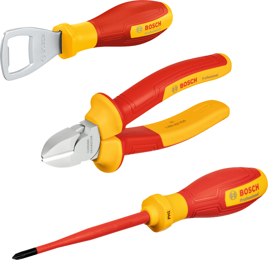 Bộ dụng cụ cầm tay mini Bosch L-Boxx, 3 món.