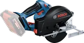 Máy cưa tròn không dây Bosch GKM 18V-50 dùng để cắt gỗ.