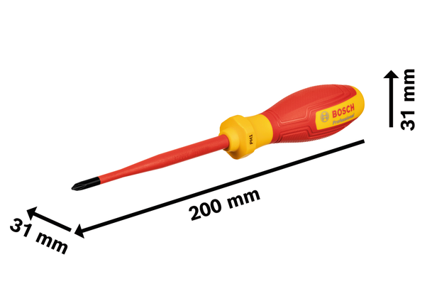Tua vít cách điện Bosch VDE PH1x100.