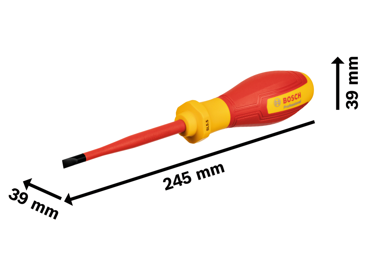 Tua vít VDE SL5,5x100 mm chuyên nghiệp