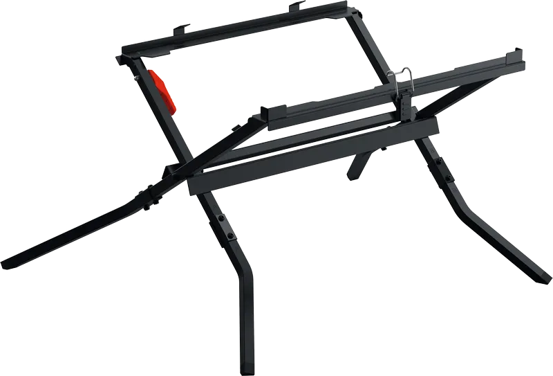 Chân đế cưa Bosch GTA 700, khung đỡ có thể gập lại.
