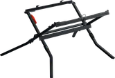 Chân đế cưa Bosch GTA 700, khung đỡ có thể gập lại.