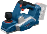 Máy bào không dây Bosch GHO18V-20 với núm điều chỉnh.
