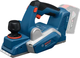Máy bào không dây Bosch GHO18V-20 với núm điều chỉnh.