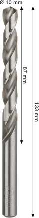 Mũi khoan xoắn Bosch PRO Metal HSS-G 10x87x133 mm.