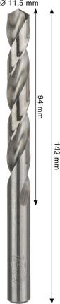 Mũi khoan xoắn Bosch PRO Metal HSS-G 11,5x94x142 mm.