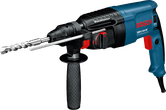 Máy khoan búa Bosch GBH 2-26 RE sử dụng mũi khoan SDS plus.