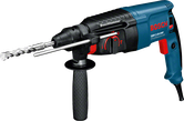 Máy khoan búa quay Bosch GBH 2-26 DRE có tay cầm bên hông.