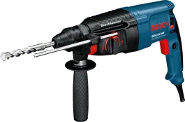 Máy khoan búa quay Bosch GBH 2-26 DRE có tay cầm bên hông.