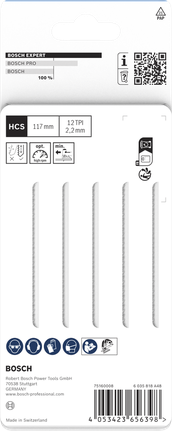 Bộ lưỡi cưa lọng Bosch EXPERT Wood 2 mặt sạch T308BOP.