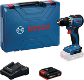 Bộ máy khoan không dây Bosch GSR 18V-52 kèm pin và bộ sạc.