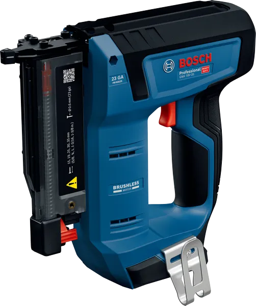 Máy bắn đinh ghim không dây Bosch GNH 18V-35 cỡ 23 gauge.