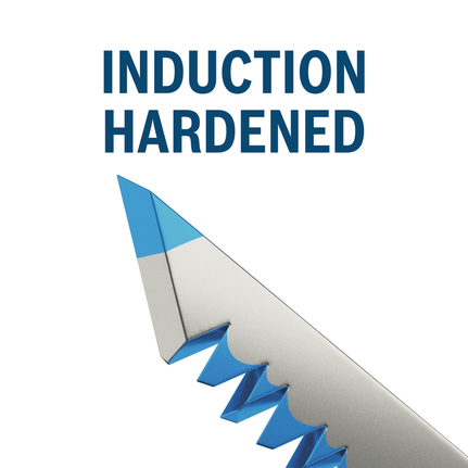 Răng cưa được tôi cứng bằng phương pháp cảm ứng.