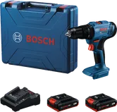 Bộ máy khoan không dây Bosch GSB 18V-45 kèm pin và bộ sạc.