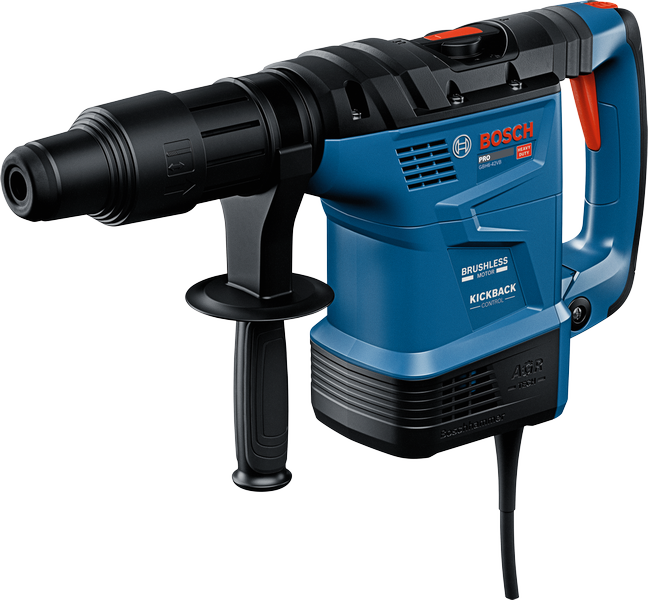 Máy khoan búa xoay Bosch GBH6-42VB với đầu vít SDS tối đa.
