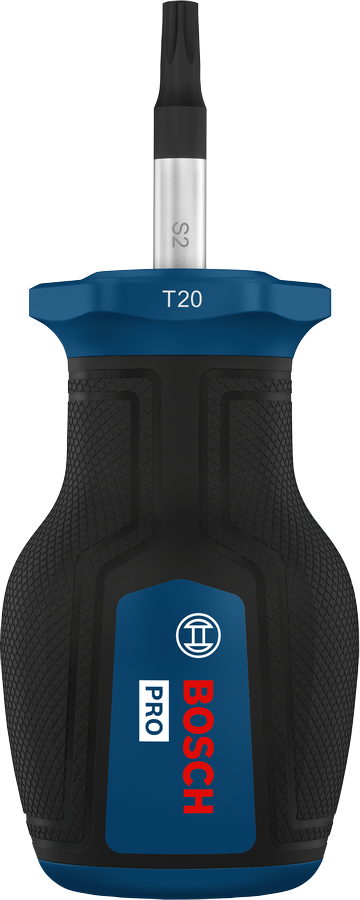 Tua vít Bosch PRO Stubby TX20 có tay cầm tiện dụng.