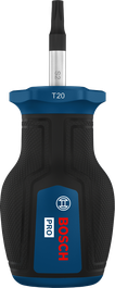 Tua vít Bosch PRO Stubby TX20 có tay cầm tiện dụng.