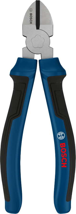 Máy cắt cạnh chéo Bosch 160 mm có tay cầm nhiều thành phần.