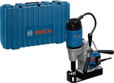 Máy khoan Bosch GBM 38 có hộp đựng.