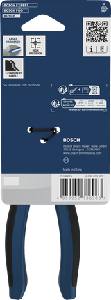 Kìm cắt chéo Bosch 160 mm với tay cầm nhiều thành phần.