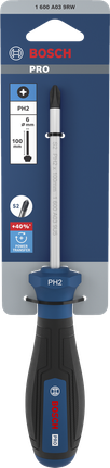 Tua vít Bosch PRO PH2 x 100 mm với tay cầm tiện dụng.