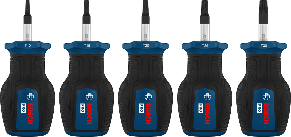 Bộ tua vít PRO Stubby Torx, 5 chi tiết