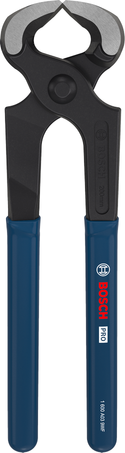 Kìm thợ mộc Bosch PRO 200 mm với tay cầm bọc cao su.