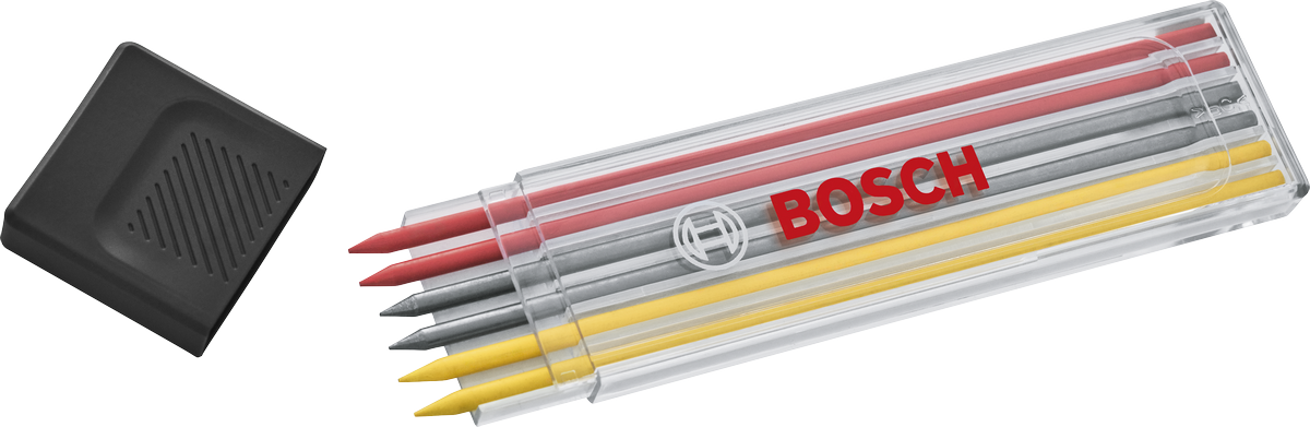 Bộ ruột bút chì Bosch nhiều màu, cỡ 2.8 mm, độ cứng HB.