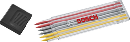 Bộ ruột bút chì Bosch nhiều màu, cỡ 2.8 mm, độ cứng HB.