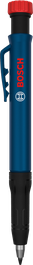 Bút chì cơ khí Bosch đầu rỗng sâu, lý tưởng để đánh dấu chính xác.