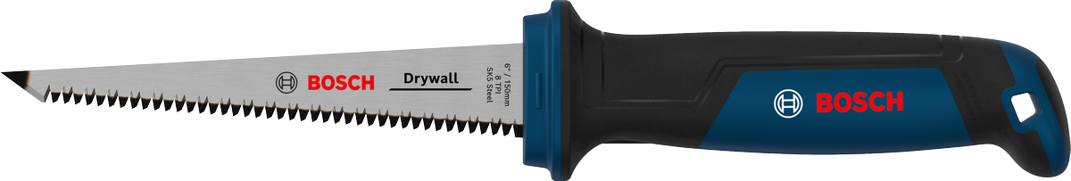 Máy cưa thạch cao Bosch 150 mm với 8 răng/inch (TPI) để cắt.