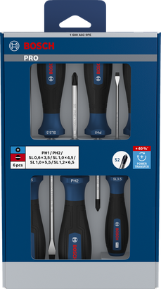 Bộ tua vít PRO PH/SL, 6 chi tiết