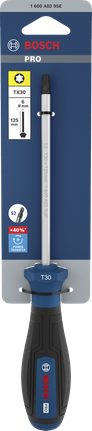 Bộ tua vít Bosch PRO TX30 x 125 mm với tay cầm tiện dụng.