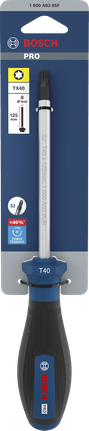 Bộ tua vít Bosch PRO TX40 x 125 mm với tay cầm tiện dụng.