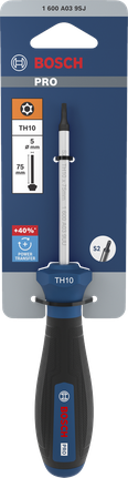 Tua vít Bosch PRO TH10 x 75 mm với tay cầm tiện dụng.