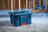 Thùng chứa hàng Bosch L-BOXX dành cho nhà thầu tại công trường xây dựng.