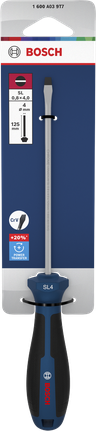 Tua vít Bosch SL 0.8 x 4.0 x 125 mm, đóng gói bán lẻ.