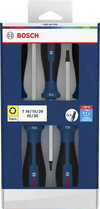 Bộ tua vít Torx, 5 chi tiết