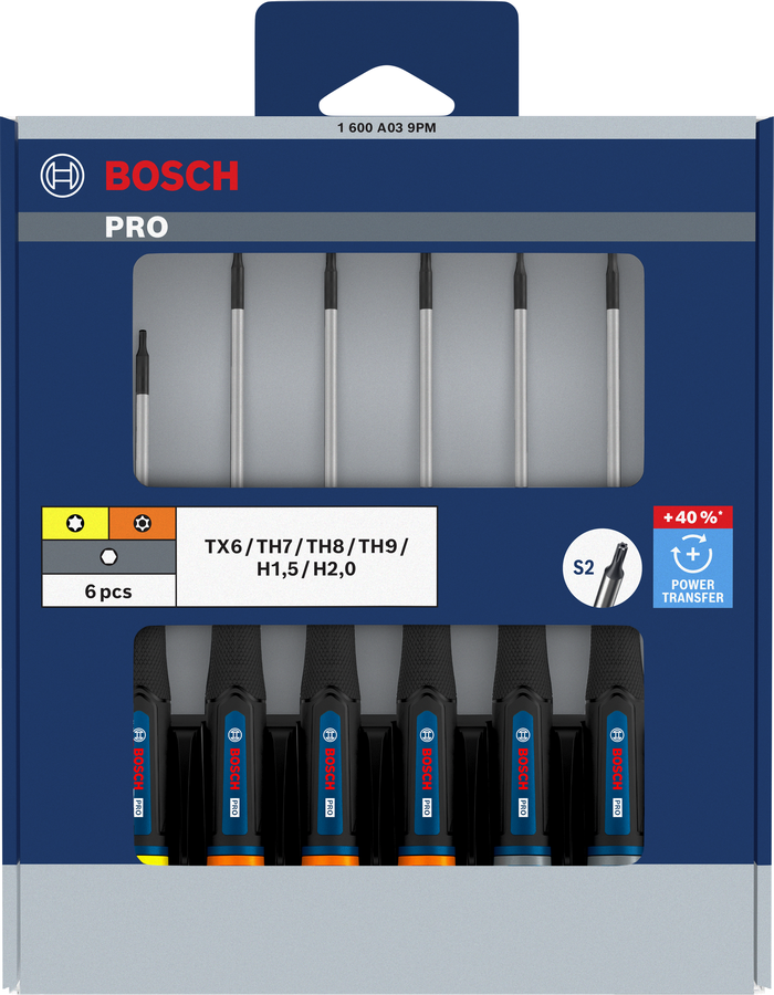 Bộ tua vít chính xác PRO TX/TH/H, 6 chi tiết