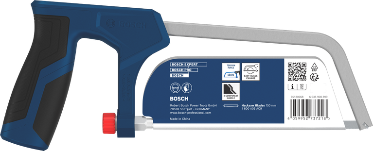 Cưa tay Bosch 150 mm với tay cầm tiện dụng.